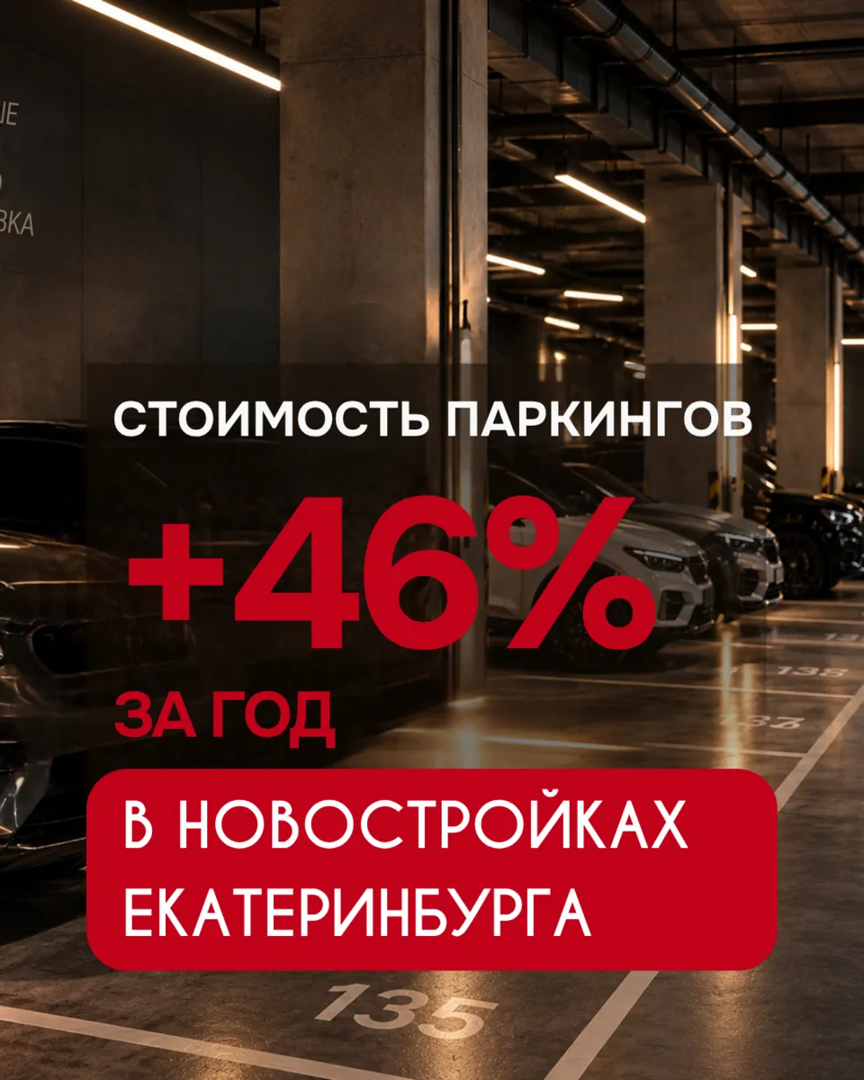 ПАРКИНГИ В ЕКАТЕРИНБУРГЕ ПОДОРОЖАЛИ НА 46% ЗА ГОД