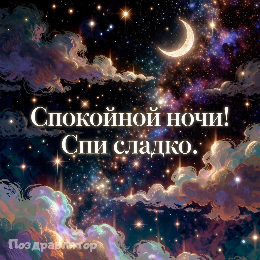 Желаю волшебной ночи и самых красивых сновидений 😇