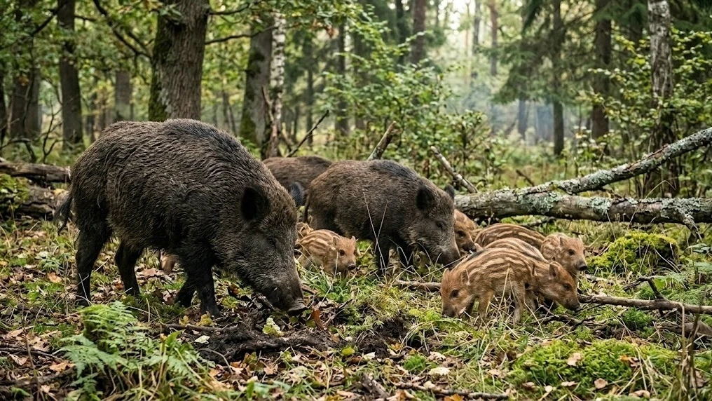 🐾 Какие дикие звери обитают в лесах Тюменской области?