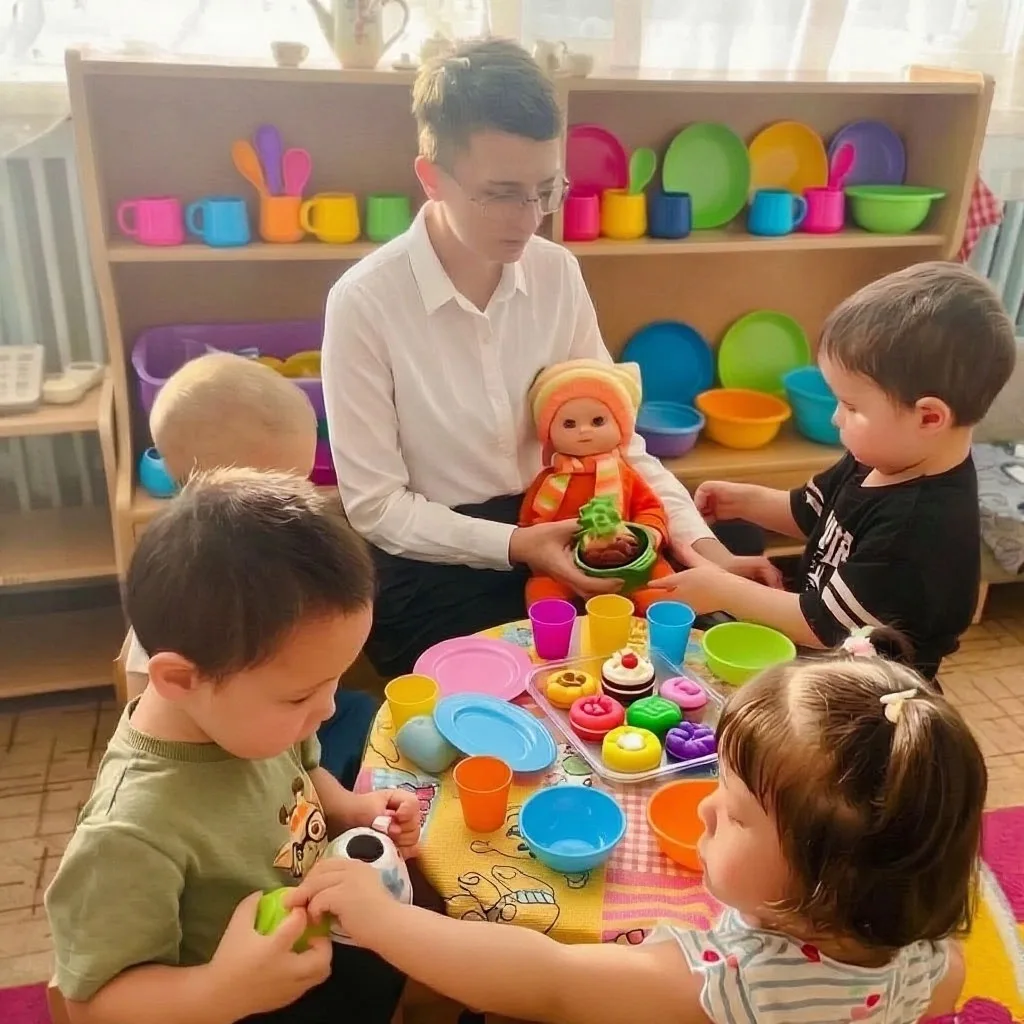 👩‍🍼👨‍🍼В группе раннего возраста «Капельки» продолжается адаптационный период. Дети ...