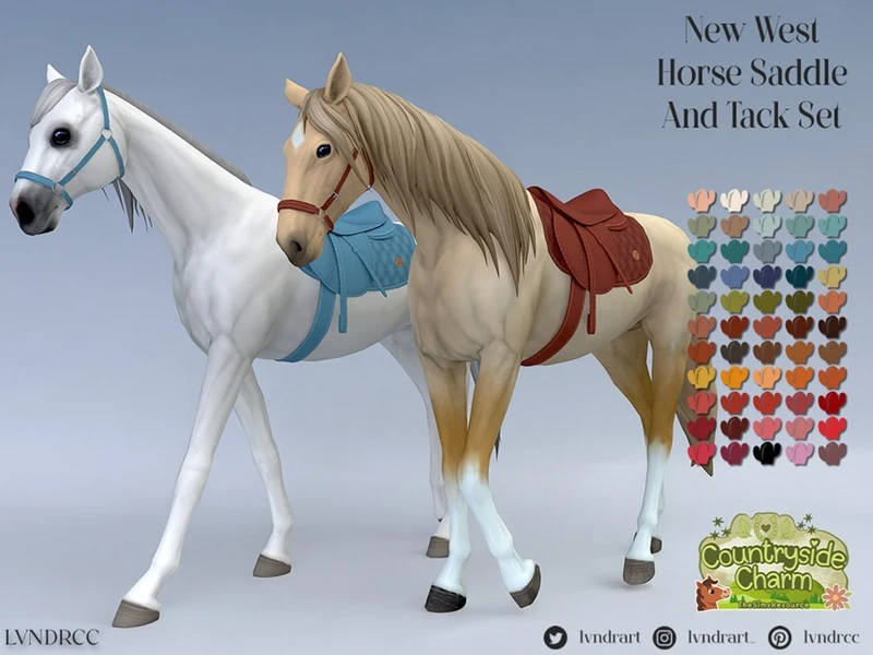 🌸 New West Saddle And Tack Set 🌸