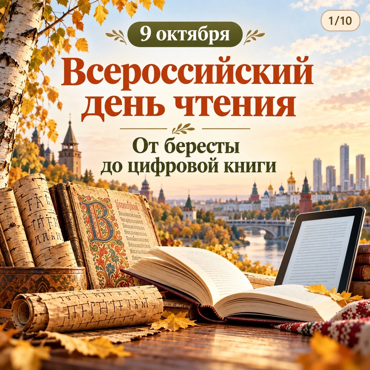 📚 ОТ БЕРЕСТЫ ДО ЦИФРОВОЙ КНИГИ: КАК МЕНЯЛОСЬ ЧТЕНИЕ?
