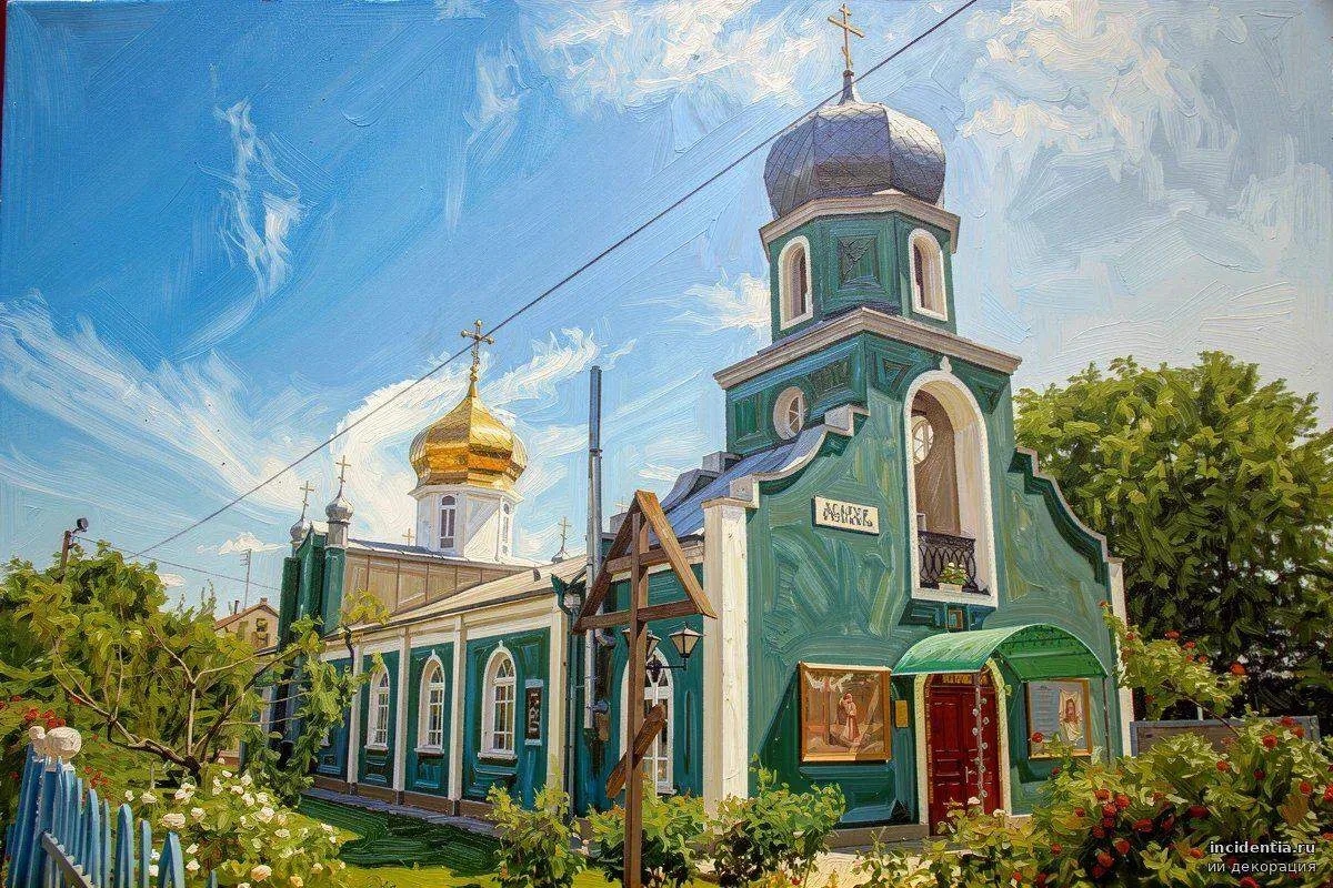 😡 ВСУ сожгли Свято-Духовскую церковь в Голой Пристани — центральный храм округа. Здани...
