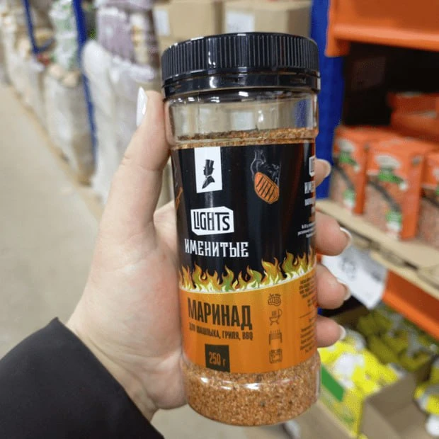 Отзыв: Маринад Именитые Lights для шашлыка, гриля, BBQ 250г за 97,10 руб.