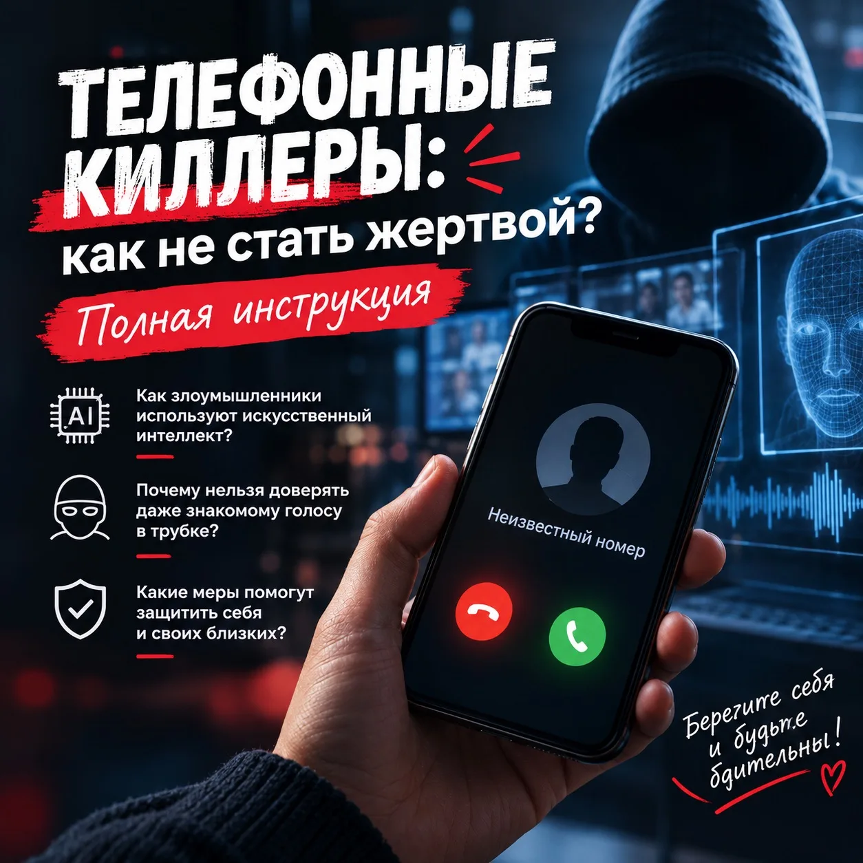📱 Телефонные киллеры: как не стать жертвой? Полная инструкция