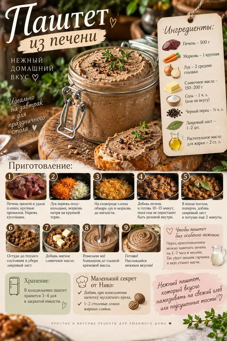 Хотелось бы приготовить паштет из печени. Кто-нибудь уже делал такое?