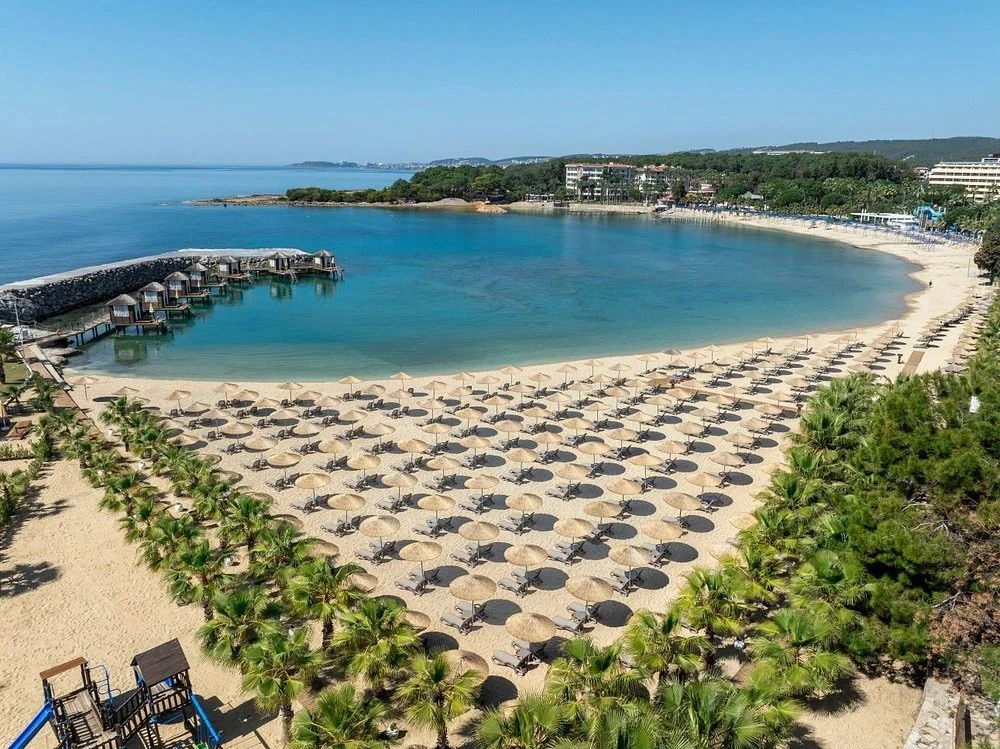 🏝️Ультрасовременный отель в Турции на первой линии в живописном поселке Авсаллар!