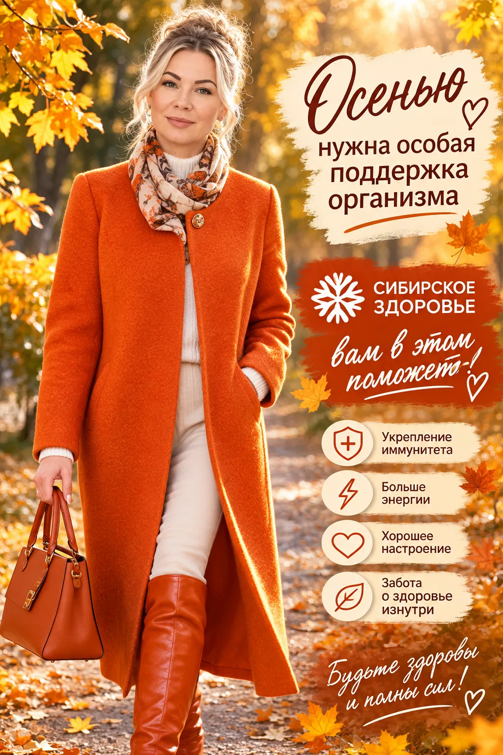 🍂Осенью, когда световой день сокращается, а риск простуд растёт, поддержка организму о...