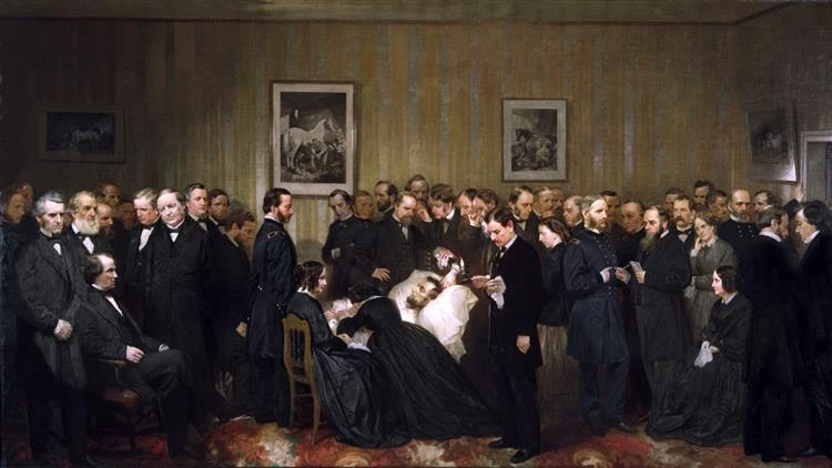 Алонзо Чаппелл "Последние часы Авраама Линкольна" 1868