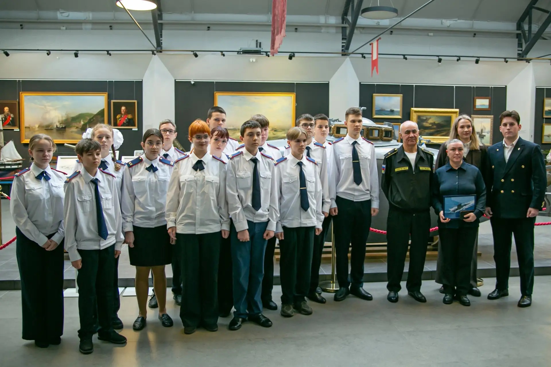 ⚓ В прошедшую субботу кадеты нашей школы посетили Центральный военно-морской музей имен...