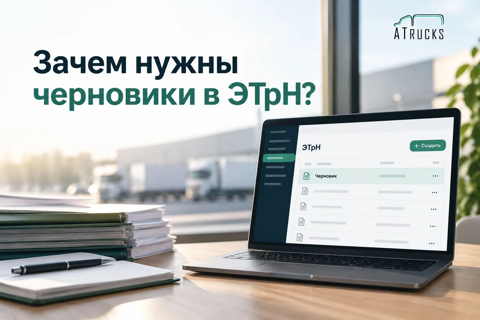 Зачем нужны черновики в ЭТрН? 📄