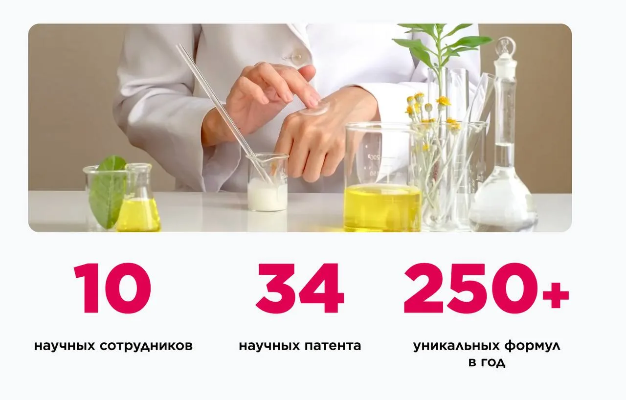 🔬🔬 Собственный Центр научных разработок и 34 научных патента, включая международные. ...