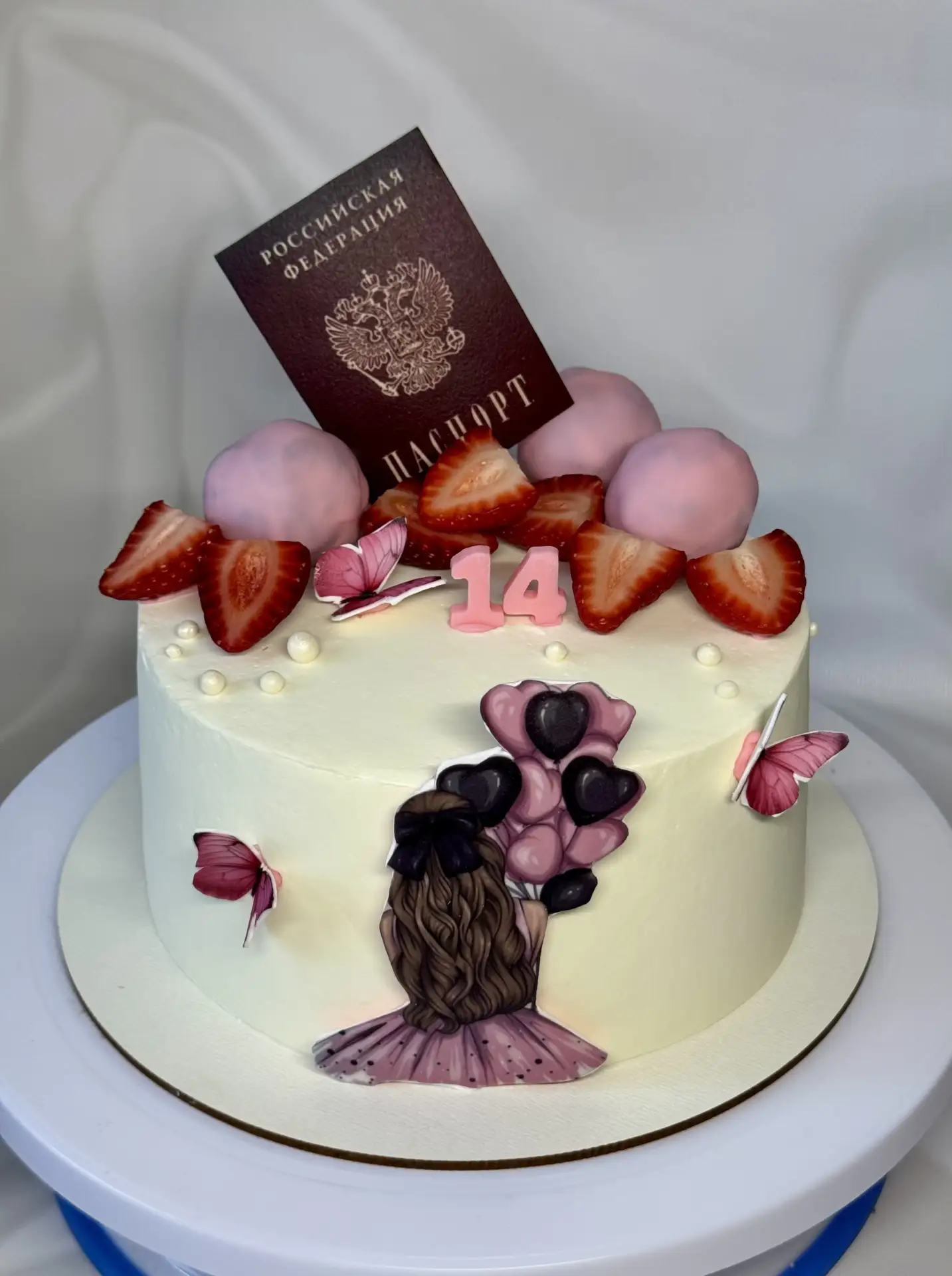 Молочная девочка с малиновым конфи, вес 1,5кг🎀
