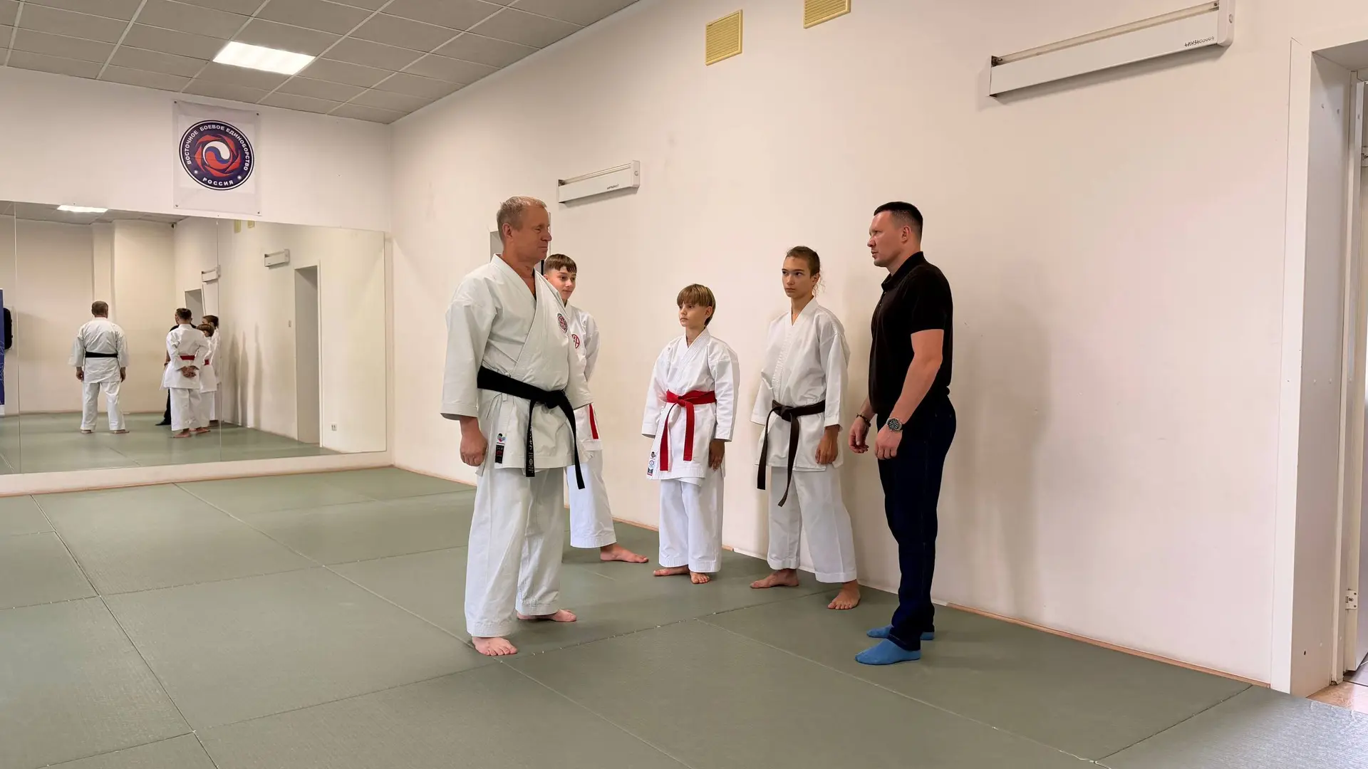🥋 В рамках проекта «Выбор сильных» посетил тренировку по восточным единоборствам.