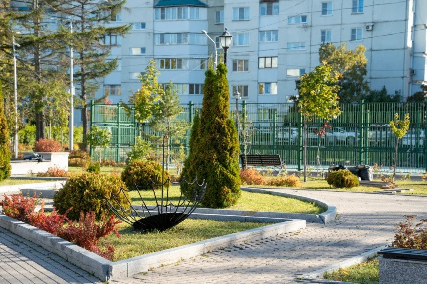 🌳 Почти 6000 деревьев и кустарников высадят в Южно-Сахалинске до конца октября