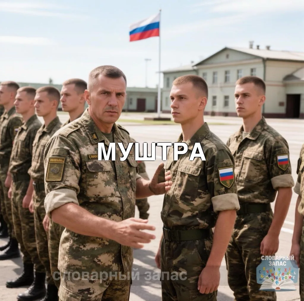 Муштра́ — слово с двумя основными значениями.