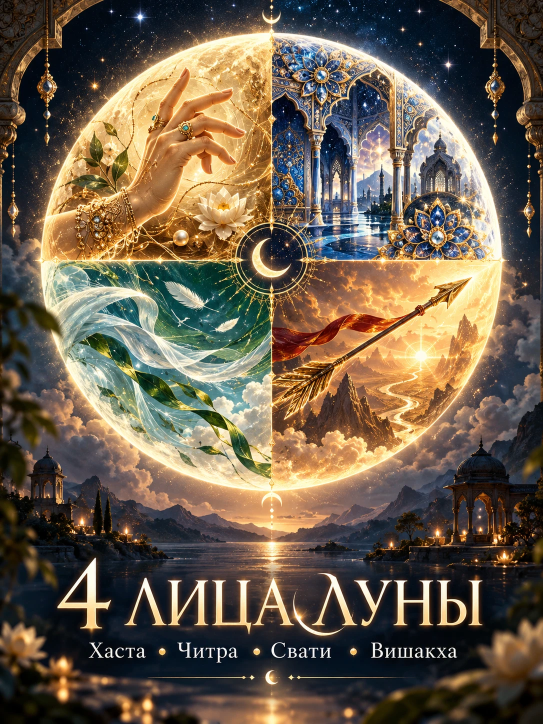 🌙 27 НАКШАТР — 27 ЛИЦ ЛУНЫ