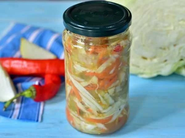 БАКЛАЖАНЫ С КАПУСТОЙ ПО-КОРЕЙСКИ