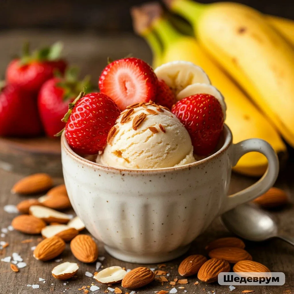 ДОМАШНЕЕ МОРОЖЕНОЕ ИЗ ТРЁХ ИНГРЕДИЕНТОВ! 🍓🍌🥛