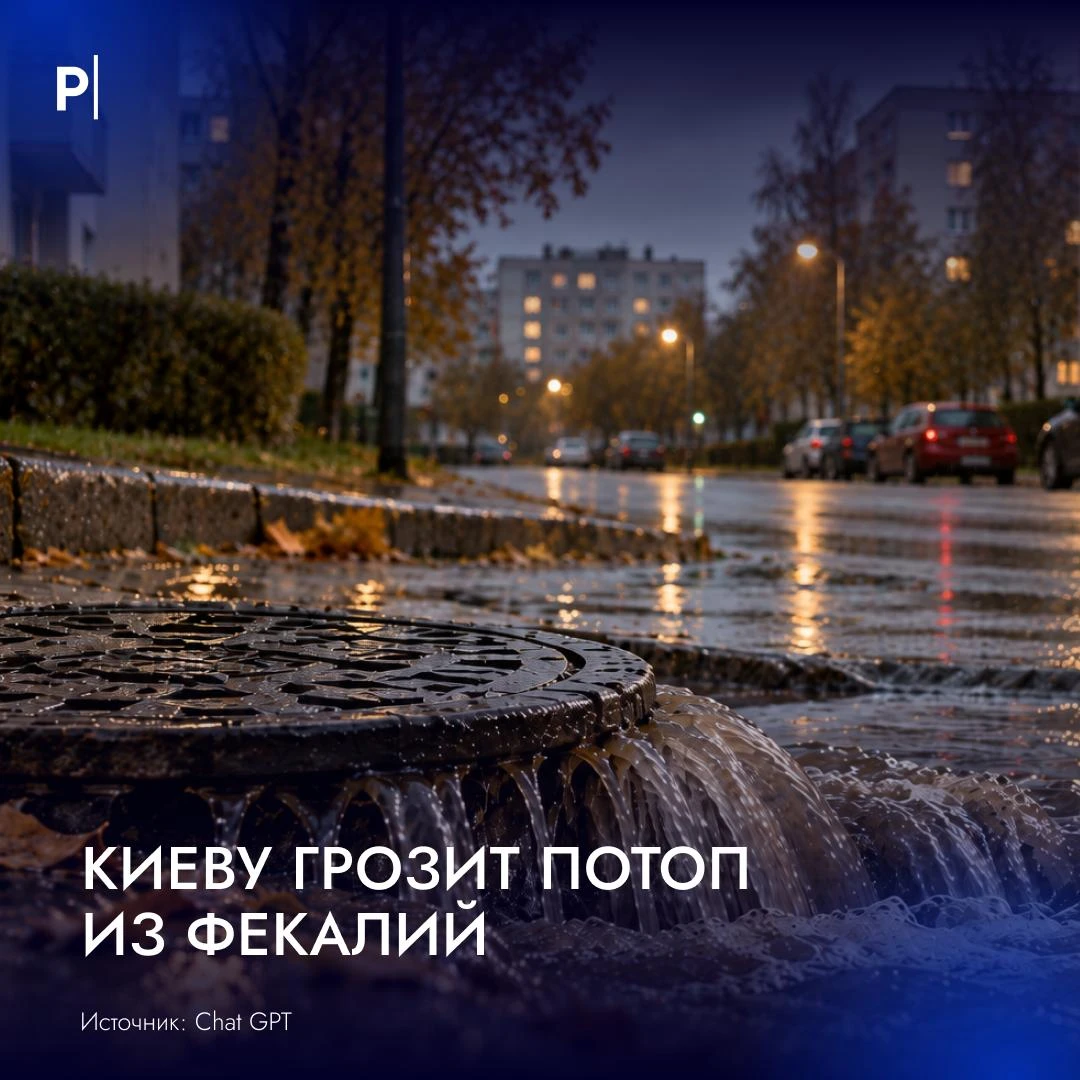 🙊 Киев может утонуть в фекалиях.