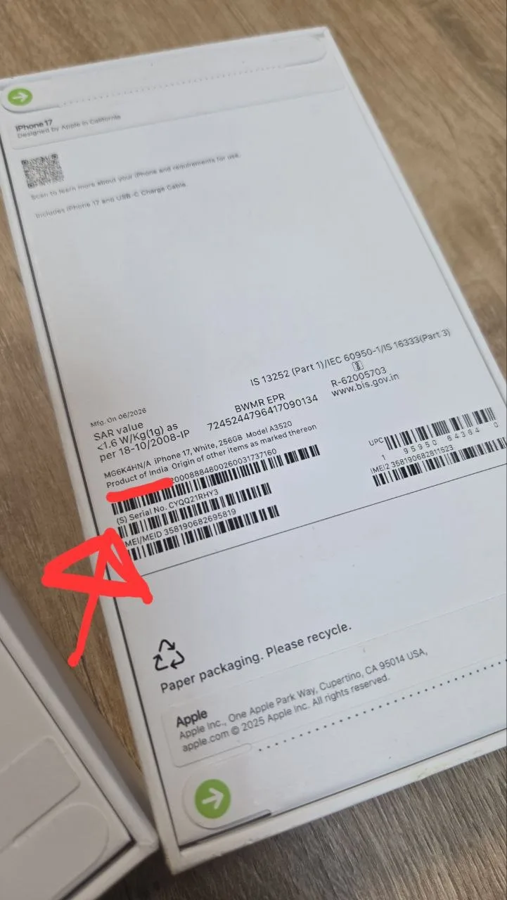 Партия индийских iPhone 18 Pro Max для провайдера AT&T вышла на рынок с заводским брако...
