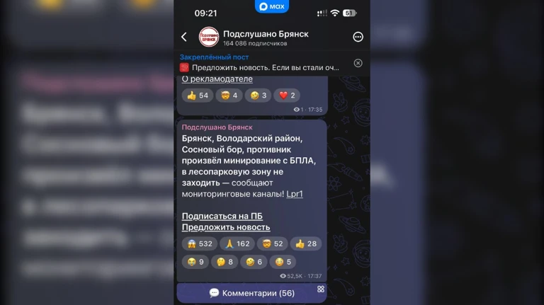 🤬 «Мины» для 164 тысяч: как «Подслушано Брянск» распространяло опасный фейк