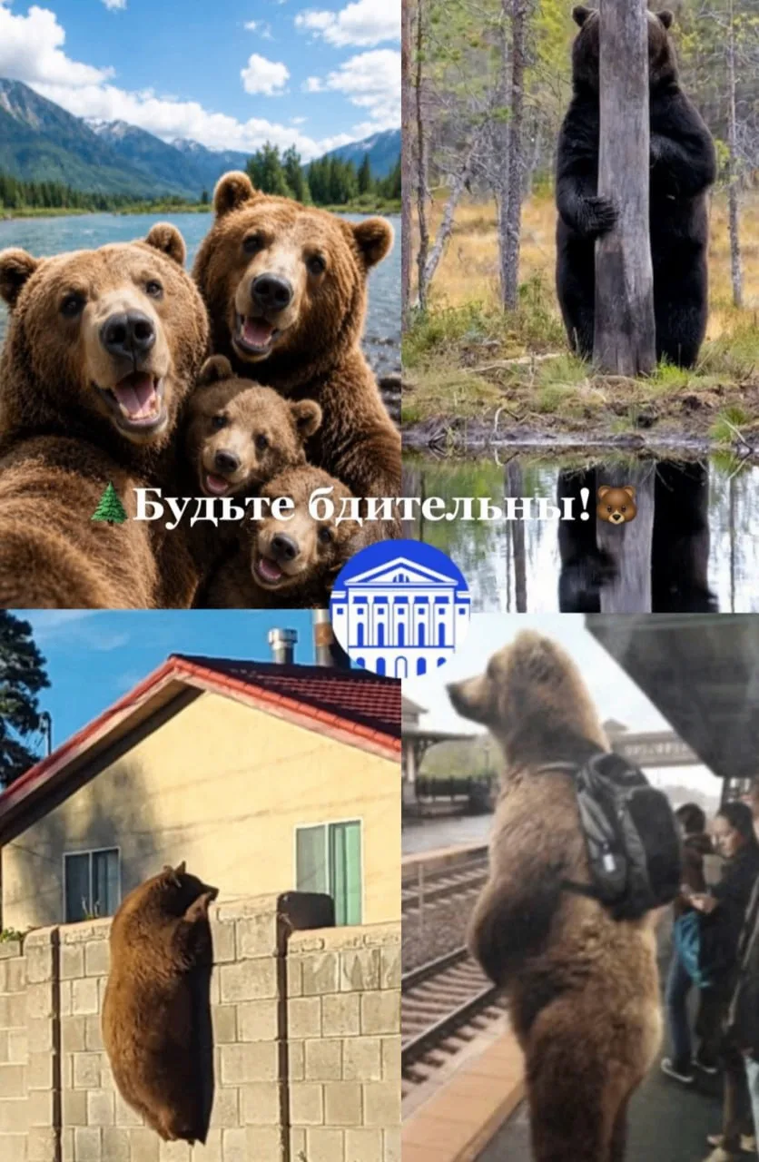 🐻 Внимание, студенты: безопасность в лесу!