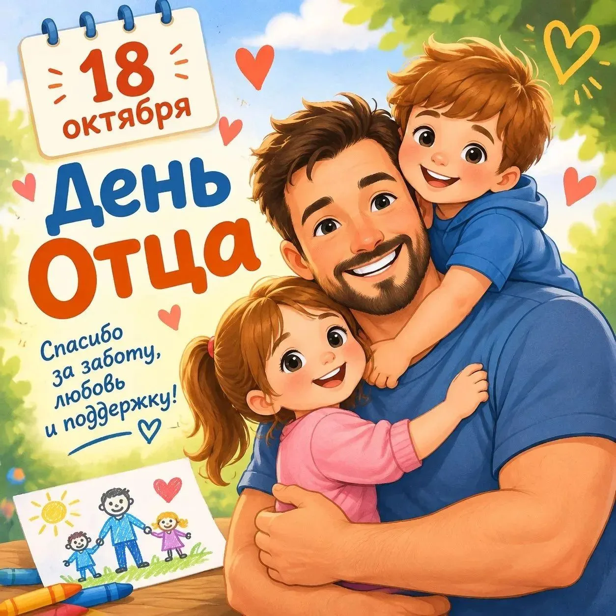 Дорогие мамы, бабушки, дедушки и, конечно, наши замечательные папы! 🥰