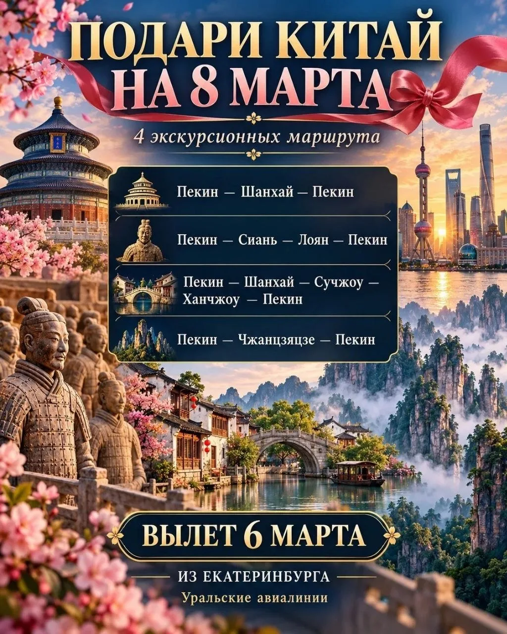 🌷  А что, если на 8 Марта подарить… Китай?
