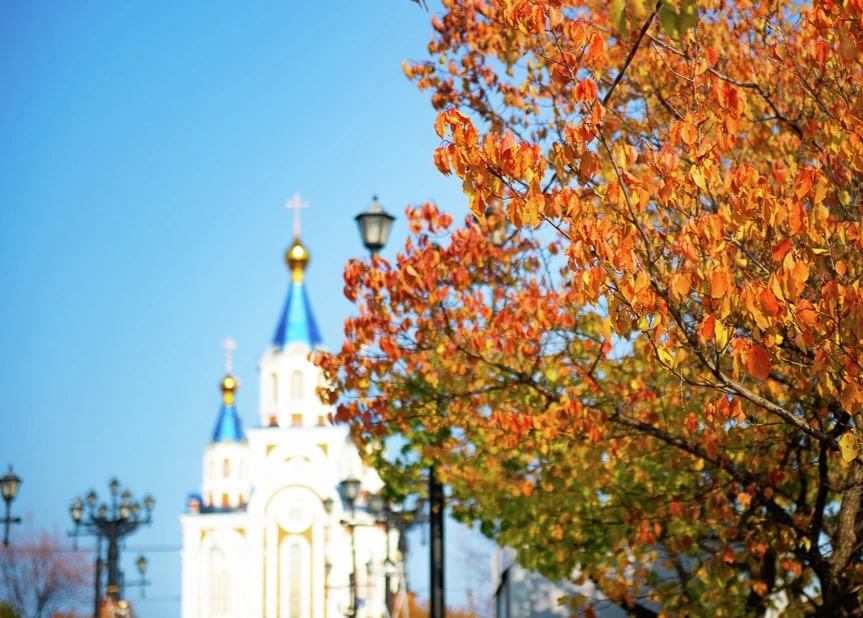 Сегодня днем в Хабаровске температура воздуха составит 13.. 15 °C, ветер западный, 7 - ...