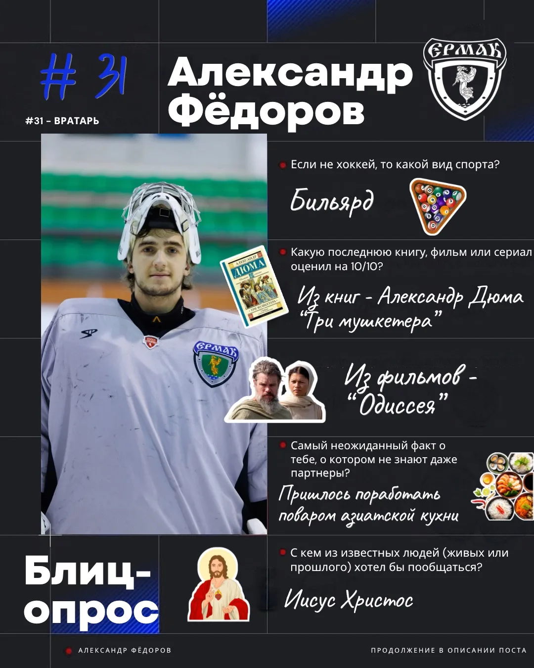 Продолжаем наш фирменный блиц! ⚡️