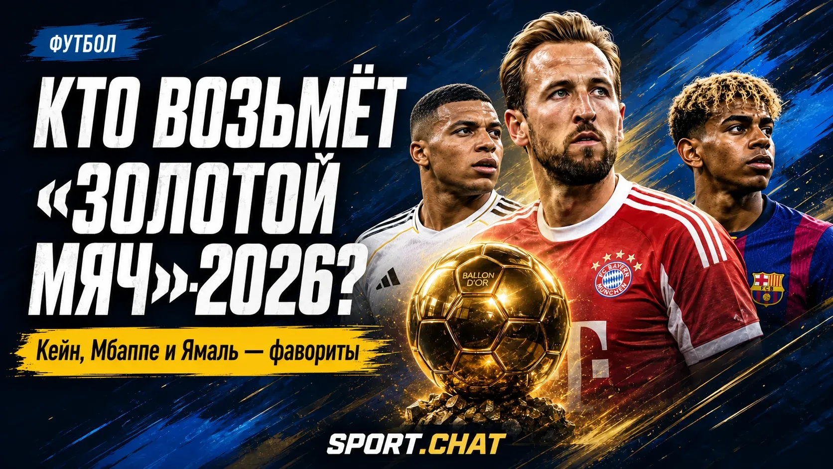 «Золотой мяч»-2026: как изменился рейтинг SPORT.CHAT с 31 августа и кто теперь ближе вс...