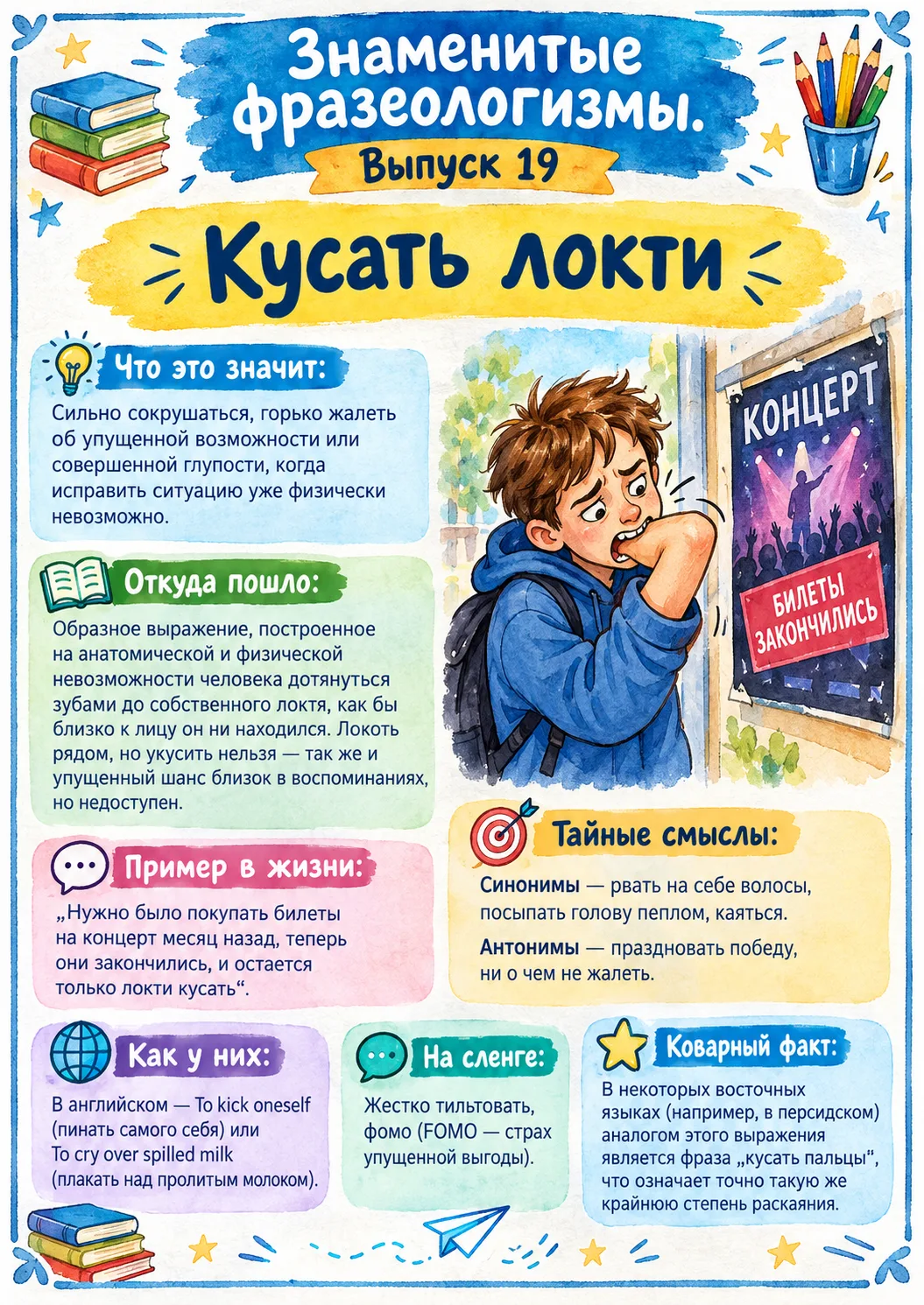 😃Знаменитые фразеологизмы⭐️