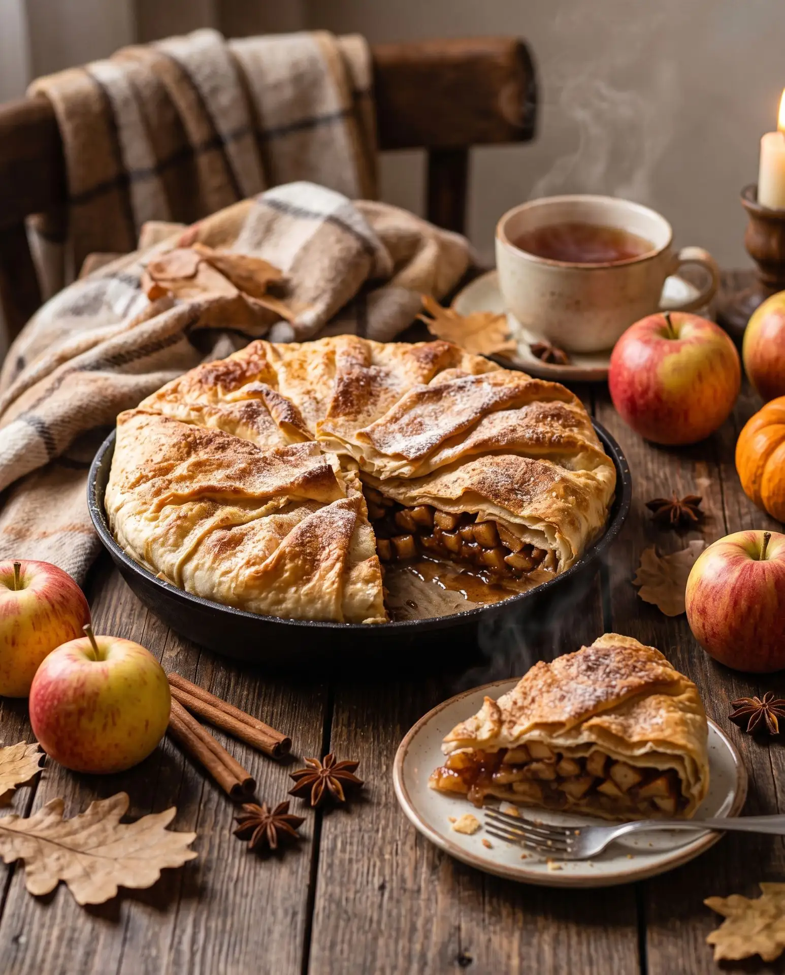 🍎 ЯБЛОЧНЫЙ ПИРОГ ИЗ ЛАВАША