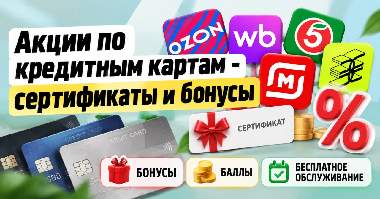 🟨 Акции по кредитным картам в октябре