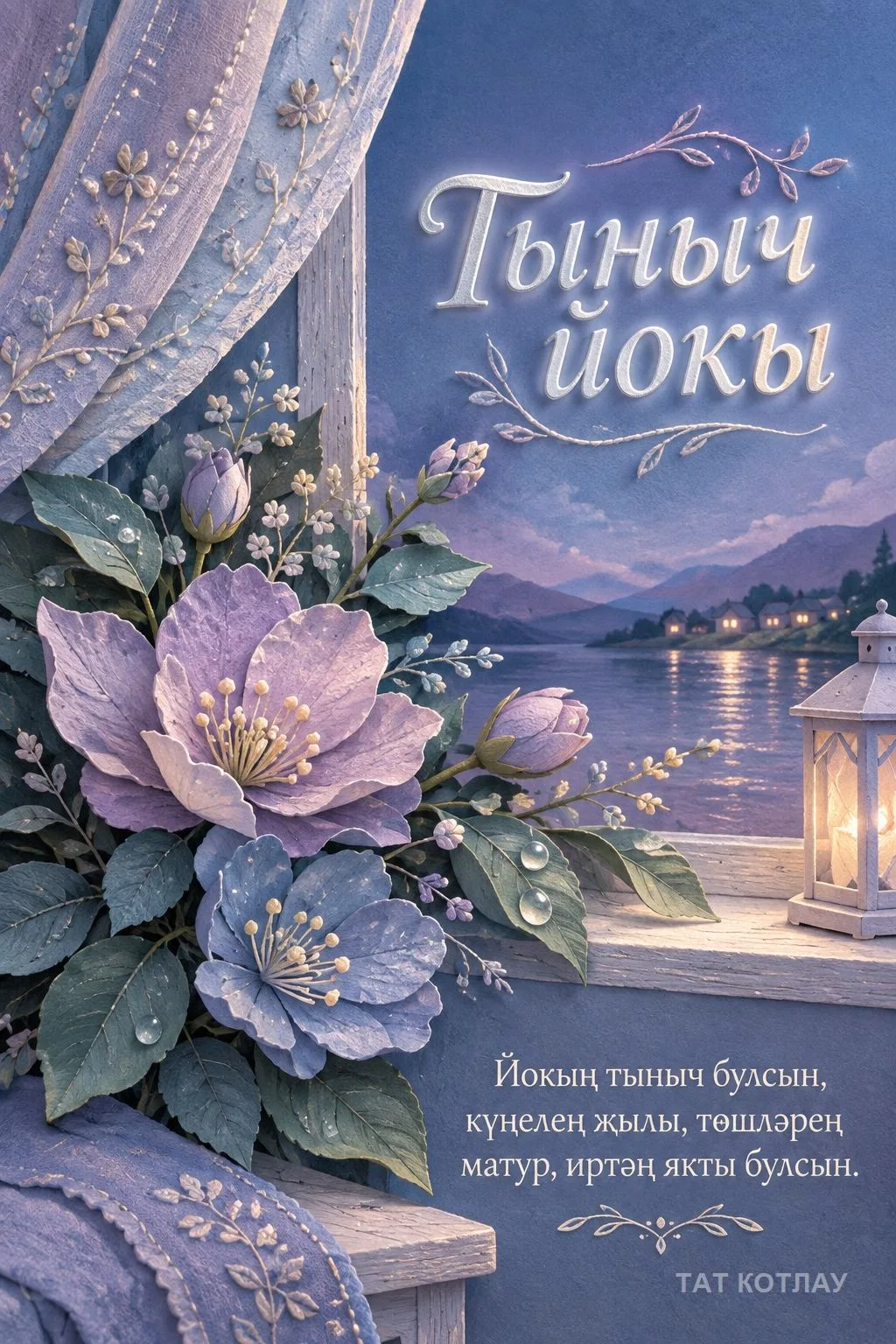 👍 Хәерле Тыныч йокы