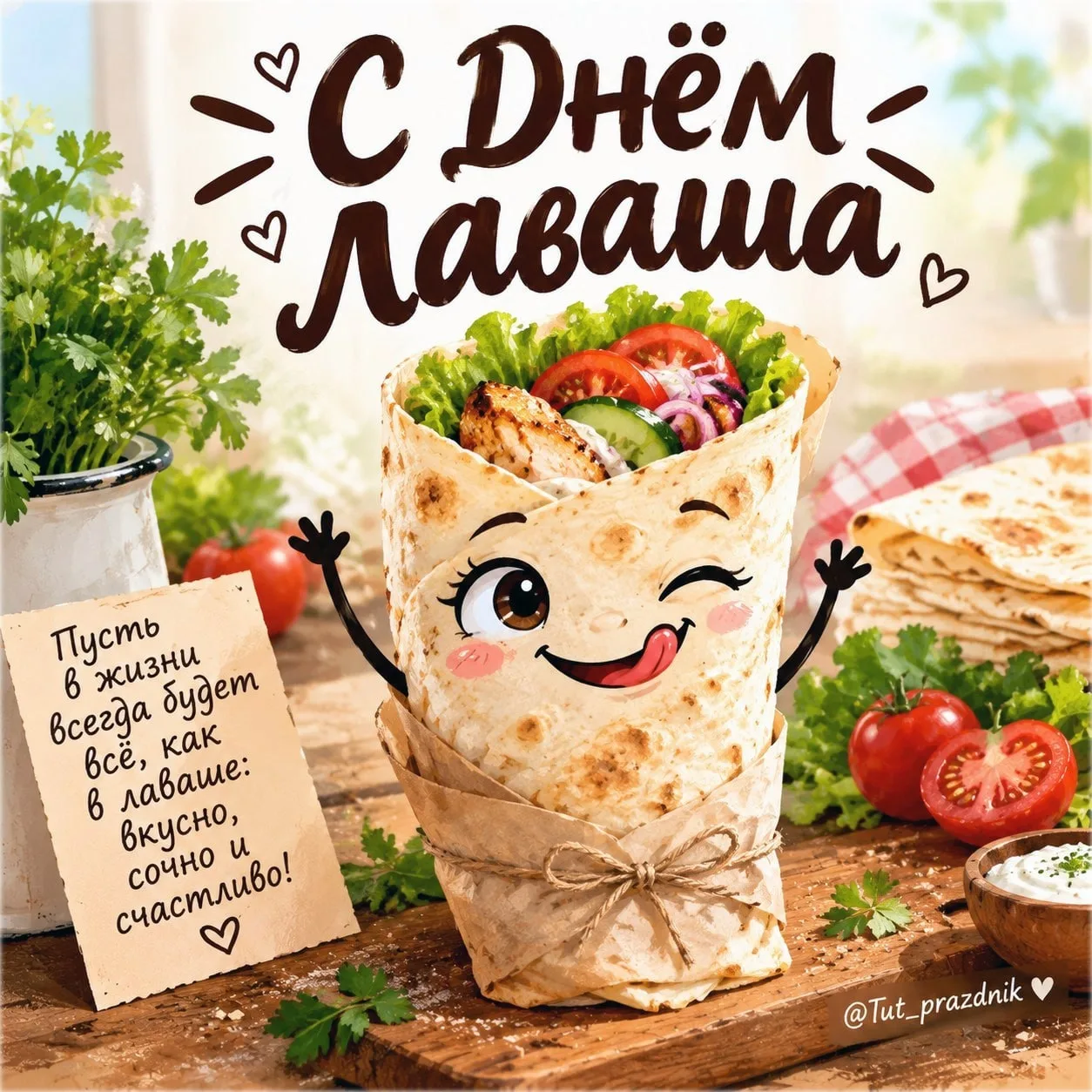 🥖🌯 10 октября — День лаваша 😋