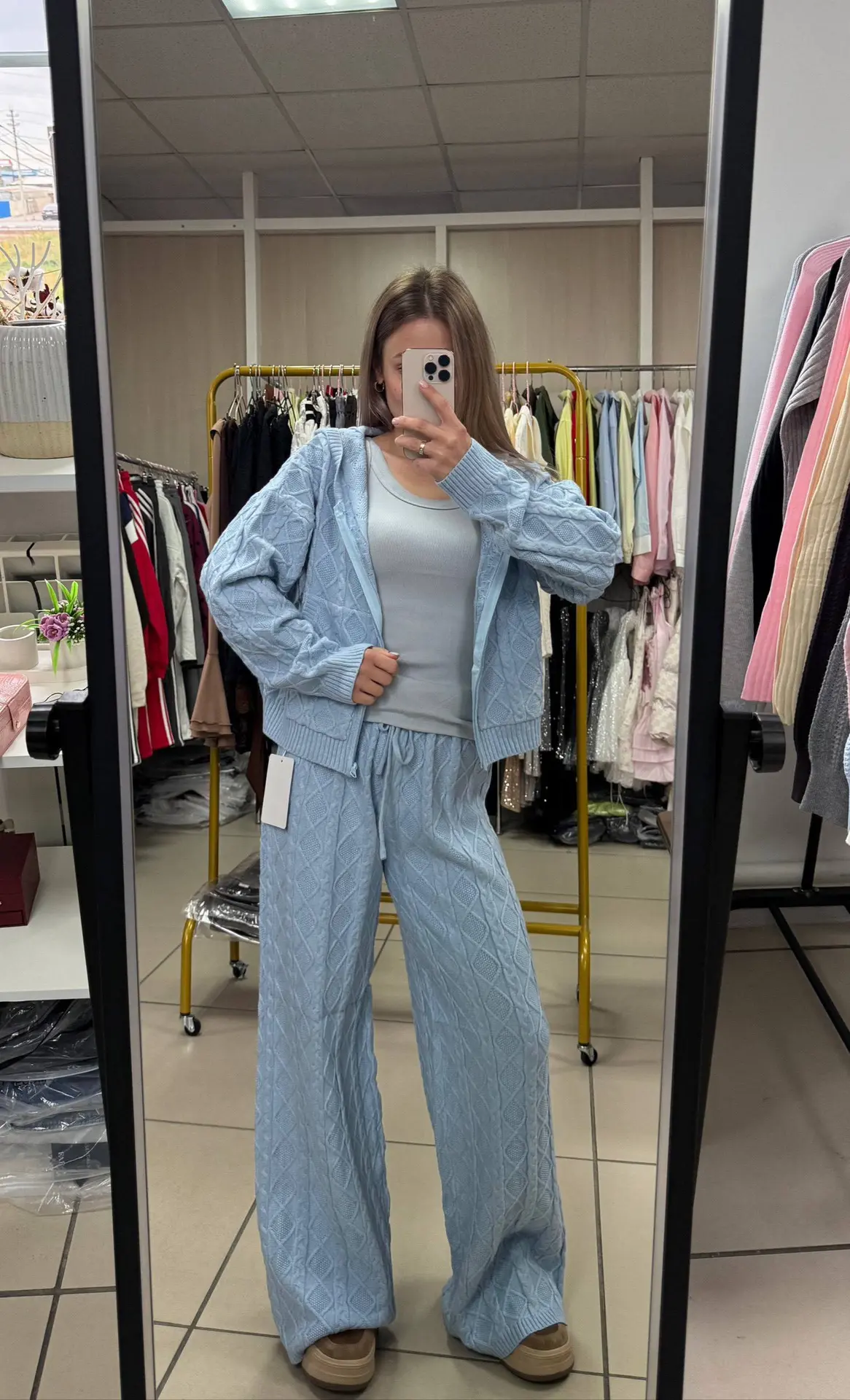 Костюм объёмная ВЯЗКА 💙