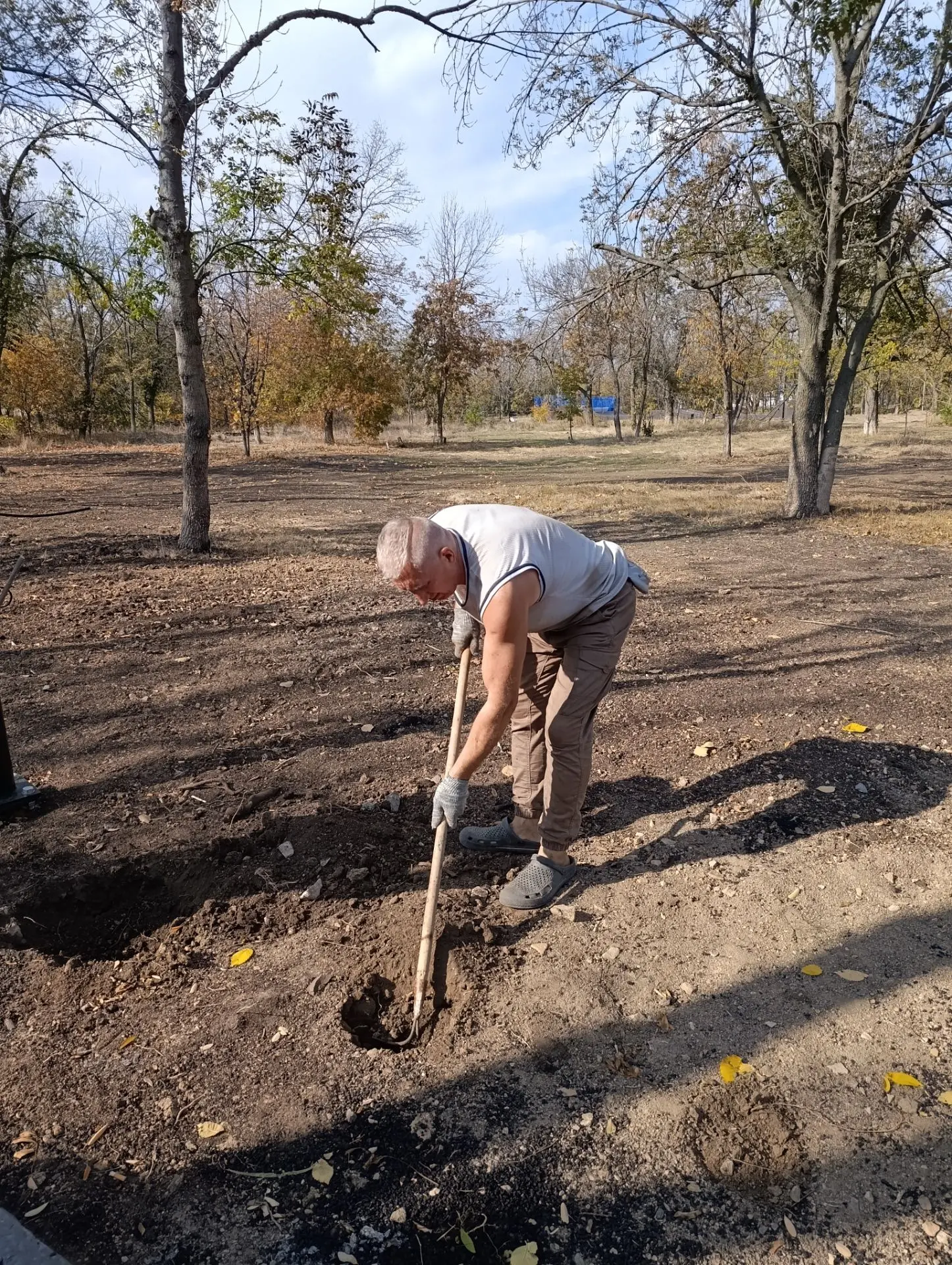 🌳 Сегодня в парке культуры и отдыха им. «Молодой гвардии» с самого утра кипит работа. ...
