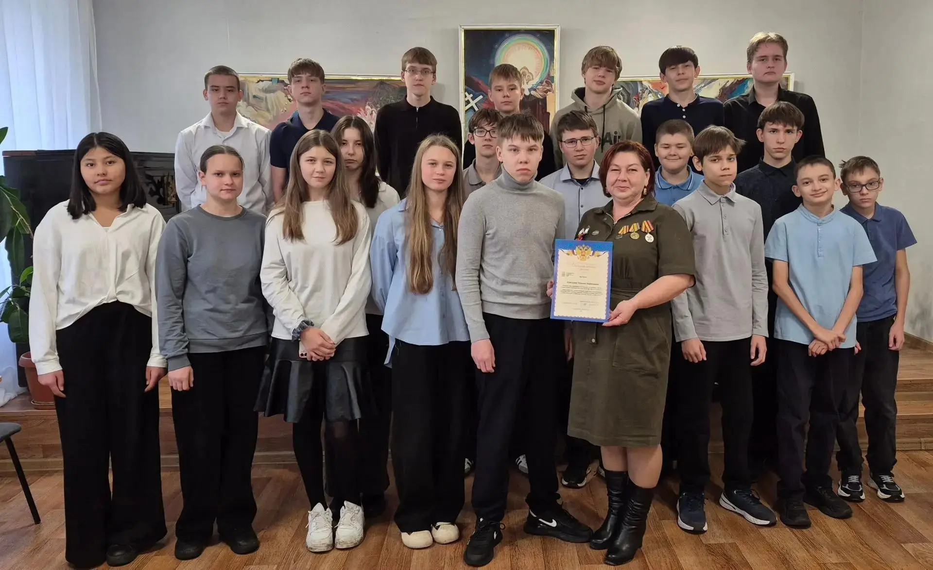 🎖️ Урок мужества в музее: встреча с Натальей Бутаковой