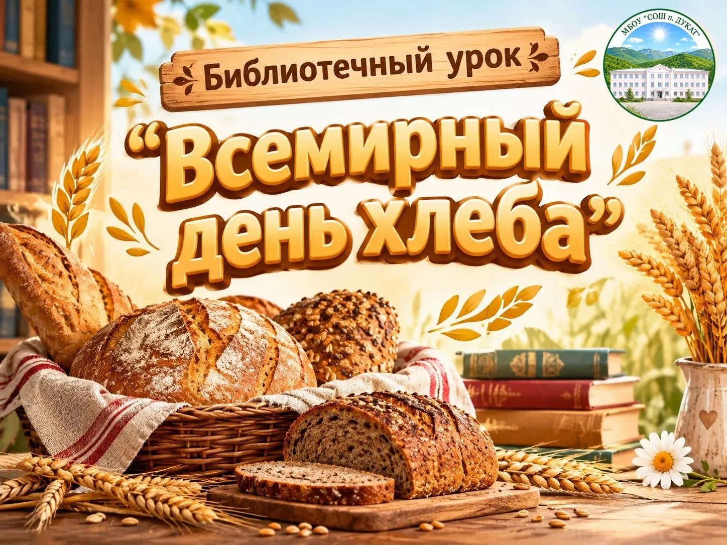 🌾📖 Хлеб — всему голова: как прошел тематический урок в нашей библиотеке