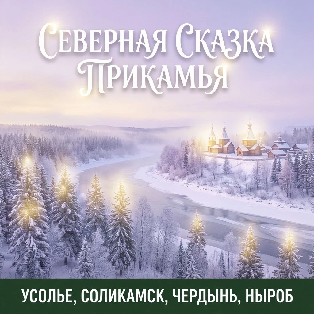 ❄Северная сказка Прикамья: Усолье - Соликамск - Чердынь - Ныроб!🏰