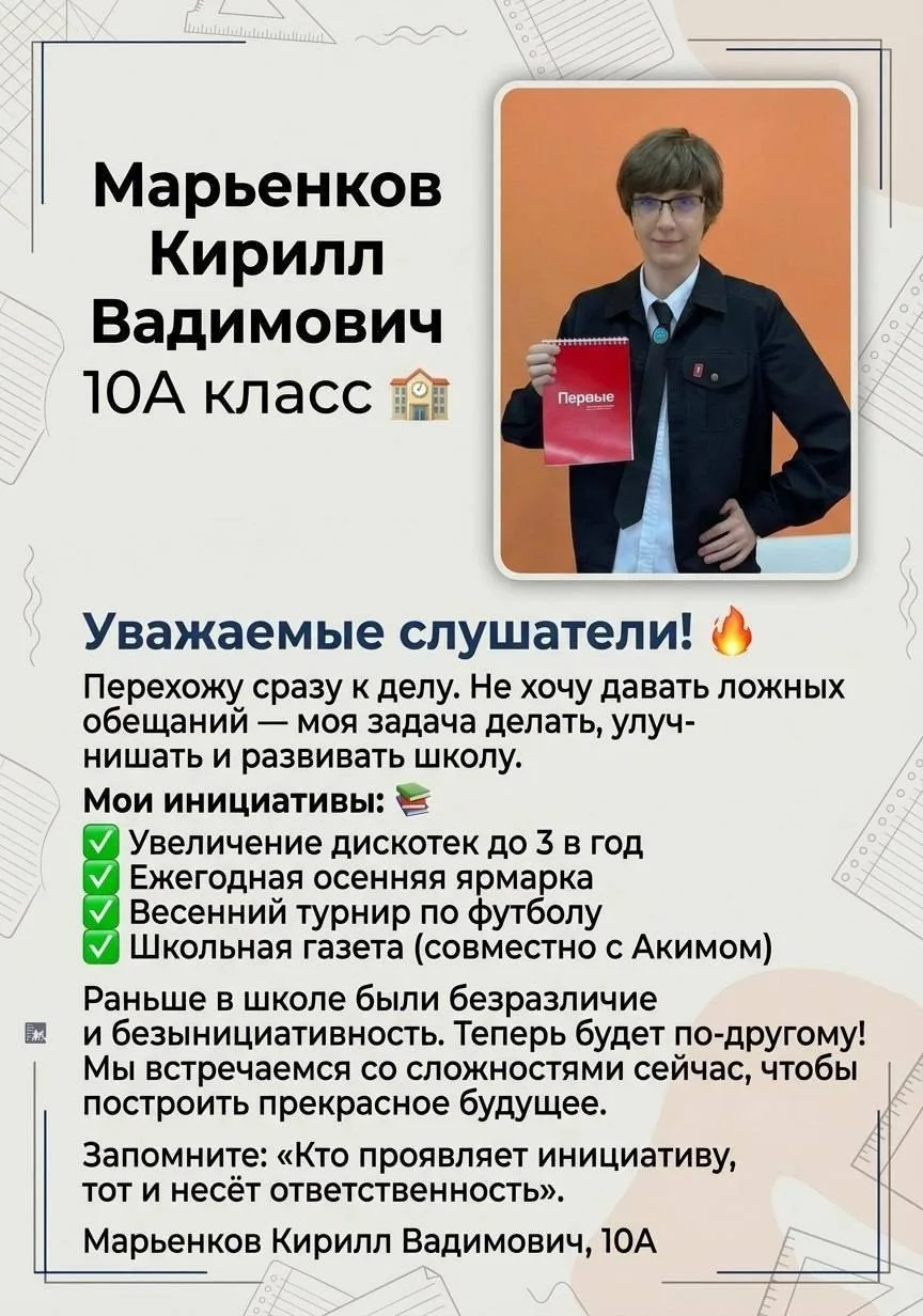 Кандидат № 1️⃣