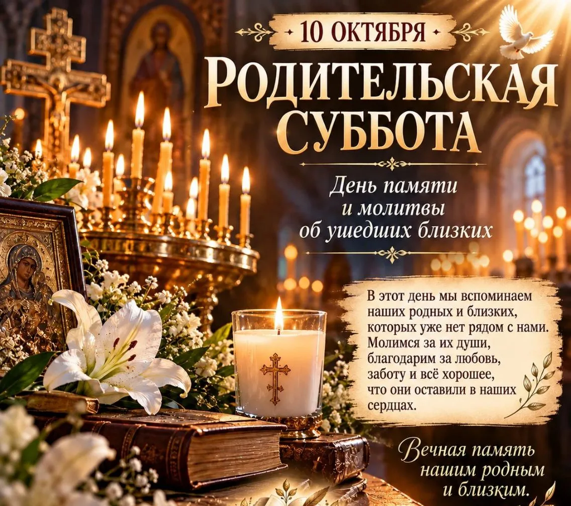 🕯️ 10 ОКТЯБРЯ — ПОКРОВСКАЯ РОДИТЕЛЬСКАЯ СУББОТА