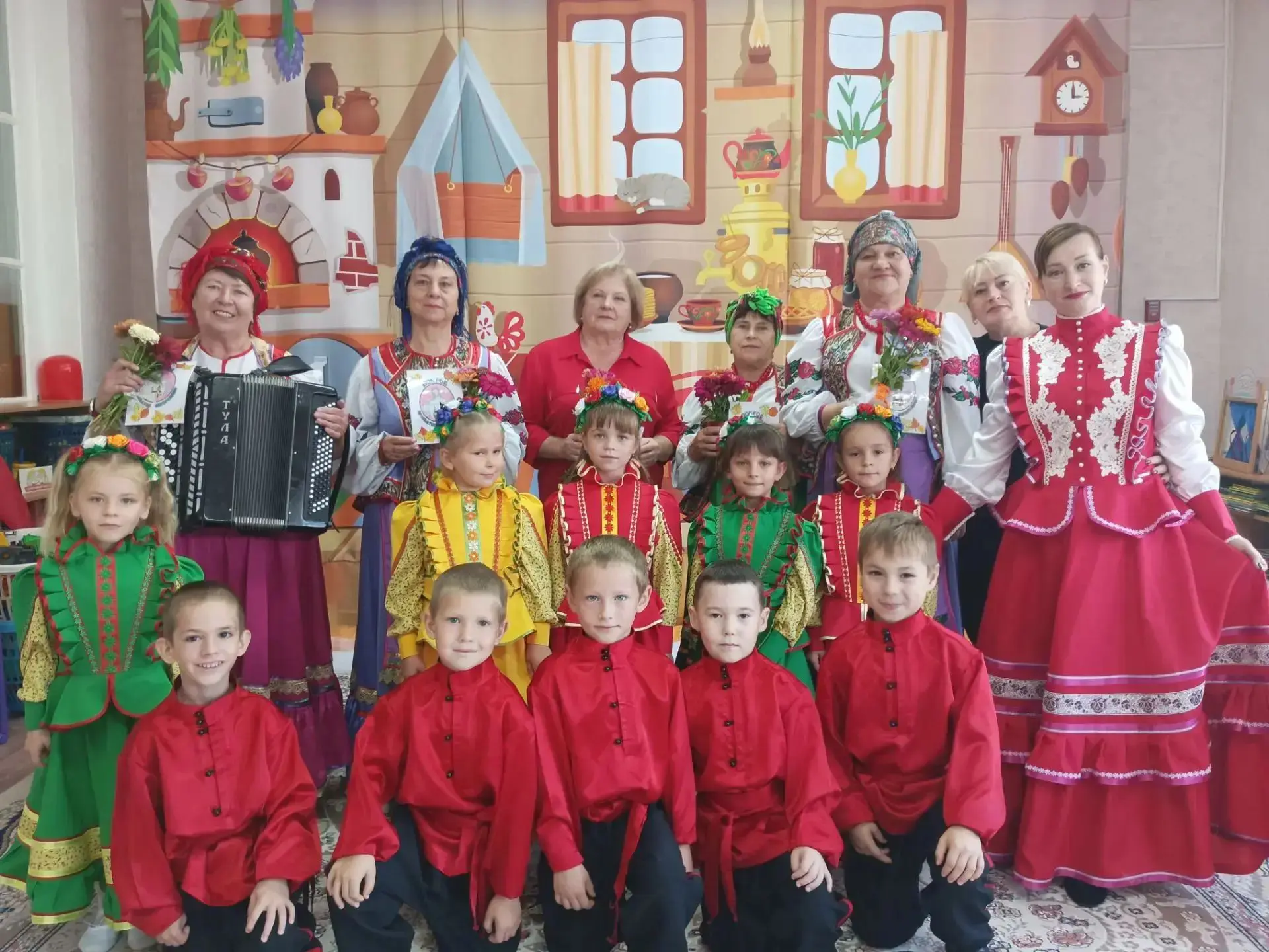 🍂В группе казачьей направленности МБДОУ д/с N15 отметили праздник - Покров Пресвятой Б...