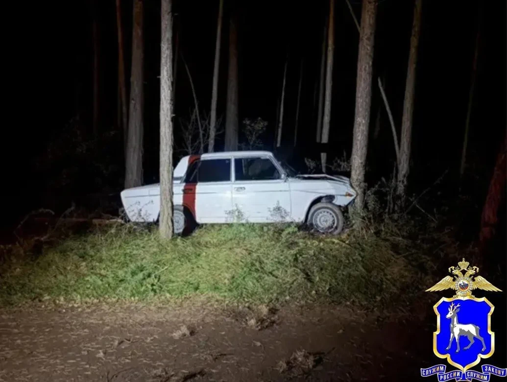 В Красноглинском районе 10 октября пьяный водитель на незарегистрированном ВАЗ-2106 вре...