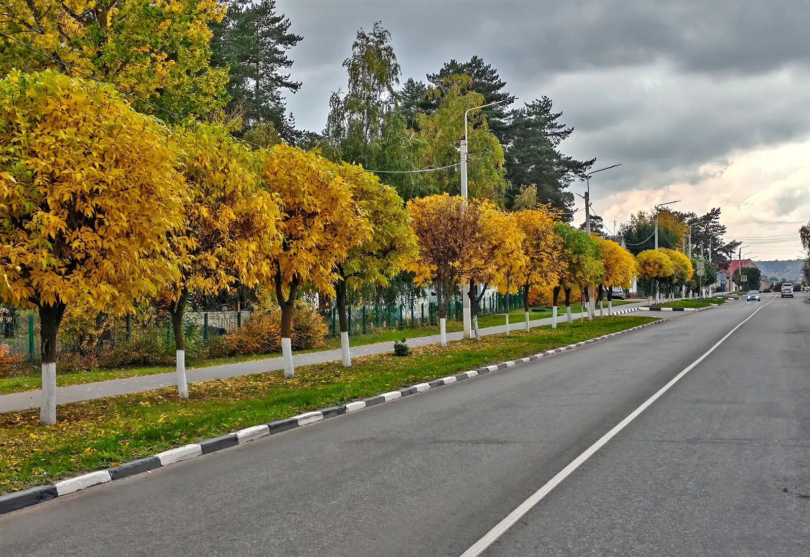 Осень в городе .