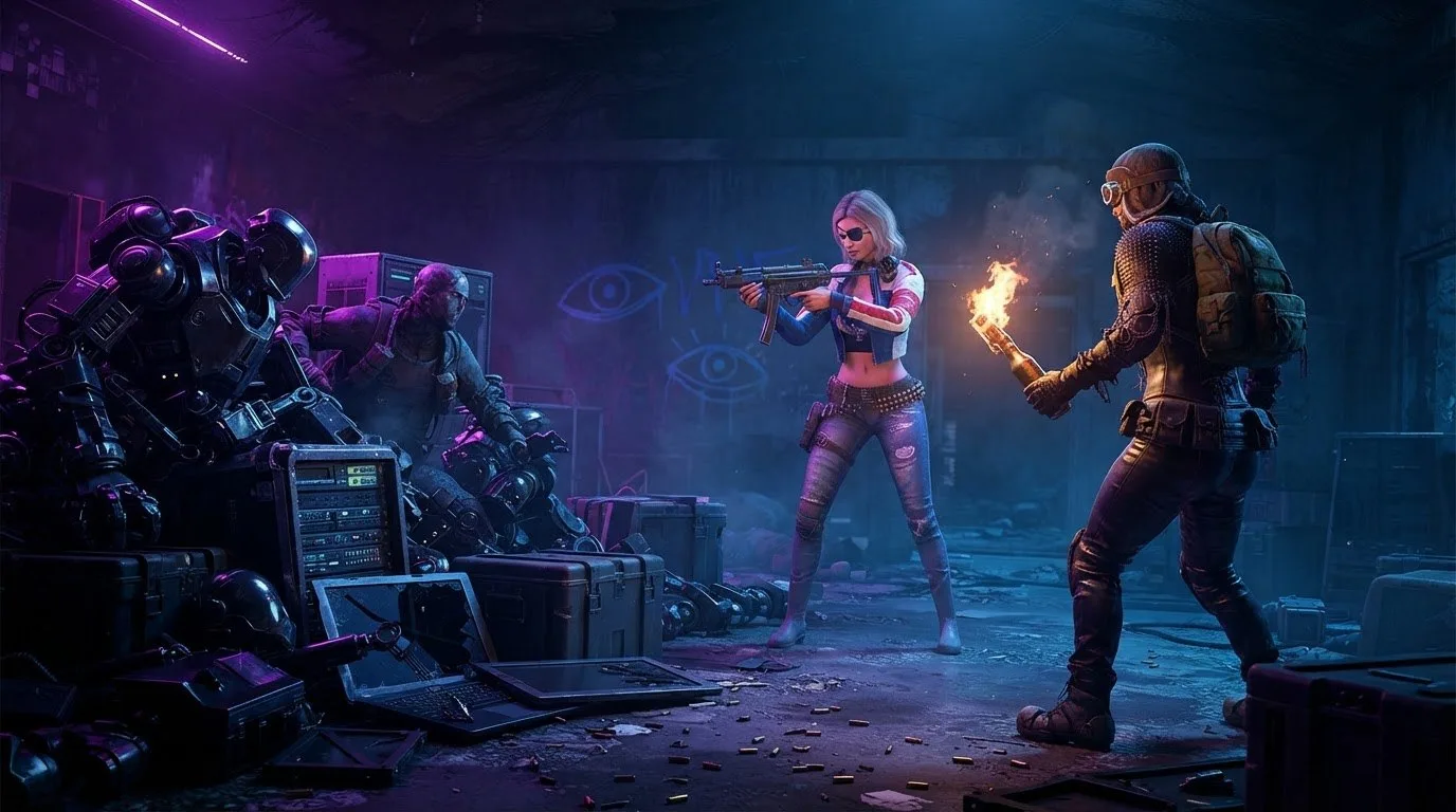 🎮 PUBG Ded.Net — королевская битва с рогалик-механиками и куклой Чаки