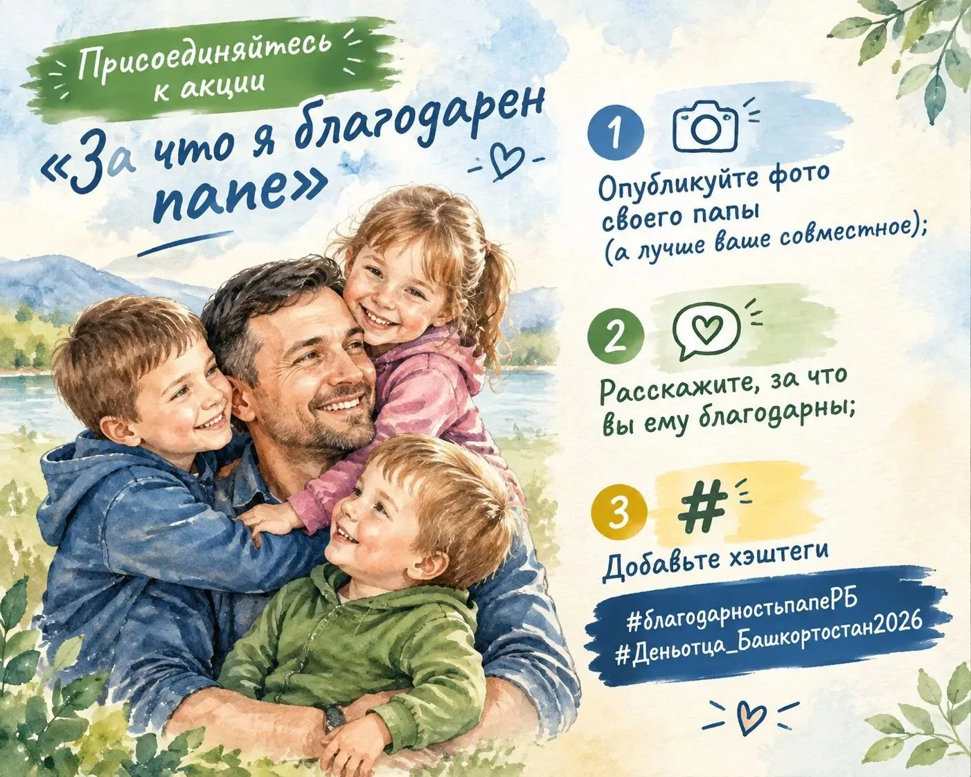 В ближайшее воскресенье наша страна отмечает День отца❤️.
