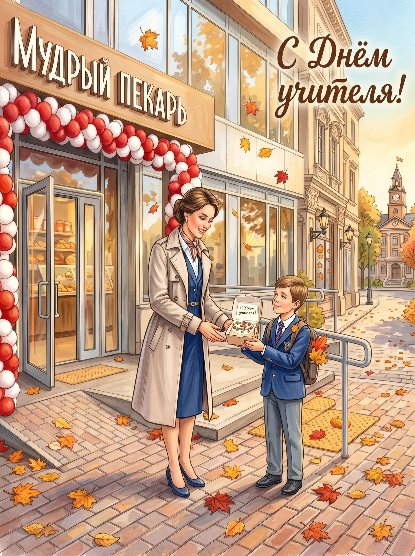 С Днём учителя, дорогие педагоги! 🎉